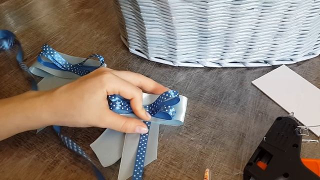 Плетеная люлька из бумажных/газетных трубочек. ЧАСТЬ 5: Декор смотреть онлайн