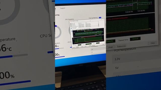 Stress CPU (Aida64) core i9-11900K до и после замены кулера смотреть онлайн