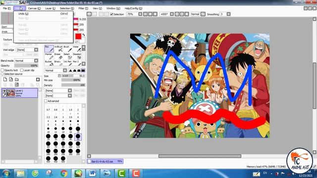 Hướng dẫn vẽ anime trên máy tính bằng chuột | Bài 1 | Làm quen với Paint Tool SAI - Phần 1 смотреть онлайн