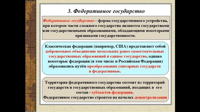 Государство и право. Формы государственного устройства и формы правления. Серия 2. смотреть онлайн