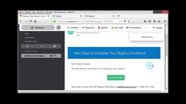 Регистрация в FOPRegistry.com смотреть онлайн