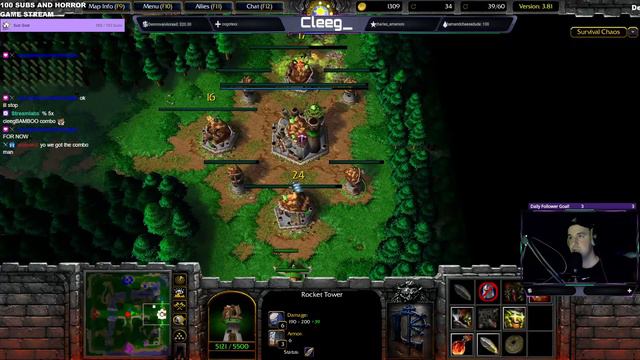 SURVIVAL CHAOS | GOBLIN HERO ITEMS ARE BACK BETTER THAN EVER GAZLOWE 25000+ HP | Warcraft 3 Reforge смотреть онлайн