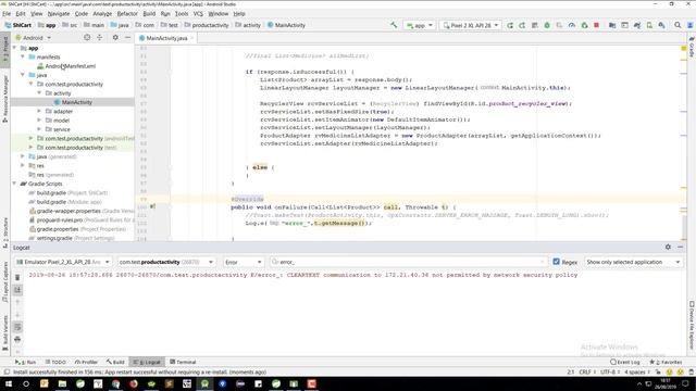Android 9.0 (Pie), CLEARTEXT communication not permitted by network security policy. Solved смотреть онлайн