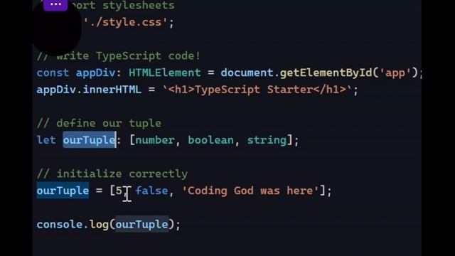 Typescript Tuples смотреть онлайн