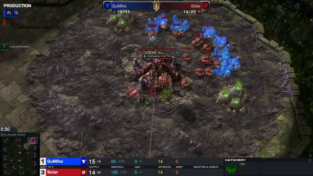 Starcraft II IEM Katowice 2023 Feb11 GuMiho(T) v Solar(Z)(2) смотреть онлайн