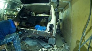 замена заднего фартука нива