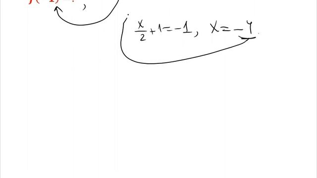 Для функции f(x/2+1)=-3/4 x+7 , найдите значений f(-1)=? смотреть онлайн