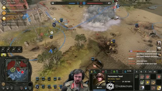 Hans(DAK) vs Pepsi(US) - Company of Heroes 3 - 1v1 смотреть онлайн