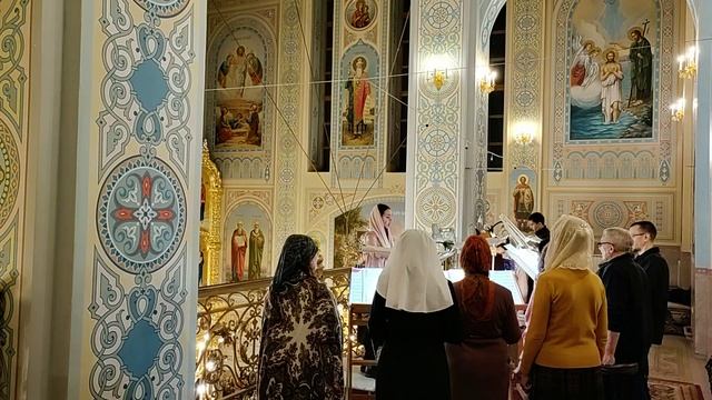 Полиелей "Хвалите имя Господне..." (муз. диакона Сергия (Федорова )). Регент Екатерина Артюхова. смотреть онлайн