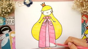 0+ Как рисовать принцессу НяняУля