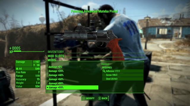 【Xbox One】Fallout 4 MOD「Mateba Six Unica」試し撃ち смотреть онлайн
