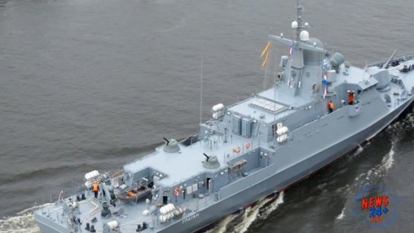 Малые ракетные корабли проекта 22800 Охотск и Вихрь прибыли на CCЗ Пелла для достройки