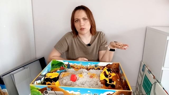 Космический песок БОЛЬШАЯ СТРОЙКА - набор с песочницей. Брать или нет?! смотреть онлайн