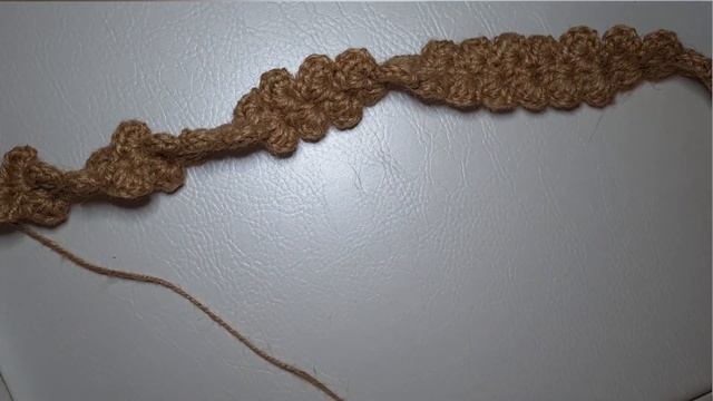 Пояс из джута связанный крючком Crochet belt смотреть онлайн