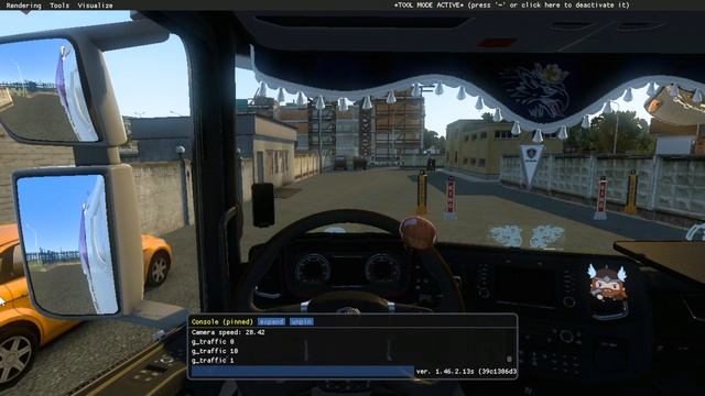 КАК ВКЛЮЧИТЬ И ПОЛЬЗОВАТЬСЯ КОНСОЛЬЮ И СВОБОДНОЙ КАМЕРОЙ В #ETS2 И #ATS смотреть онлайн