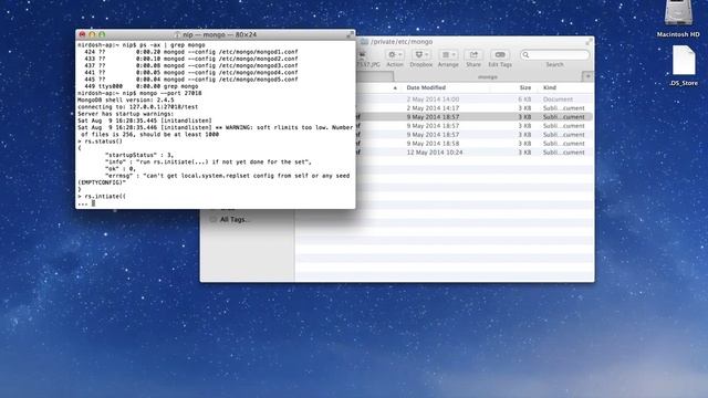 Setting MongoDB Replica Set смотреть онлайн