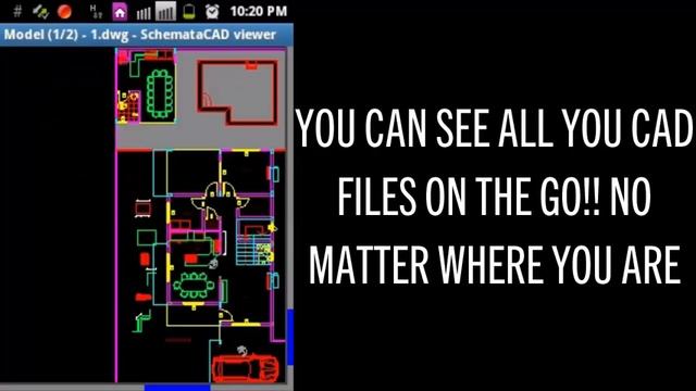 autocad DWG CAD VIEWER for android smartphones смотреть онлайн