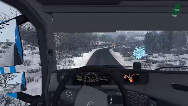 ETS2 1.30 - Volvo FH Scandinavian Combo Tandem NTM - Sweden in Winter - Realistic Graphics смотреть онлайн
