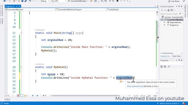 32 C# C Sharp Variable Scope Local & Global смотреть онлайн