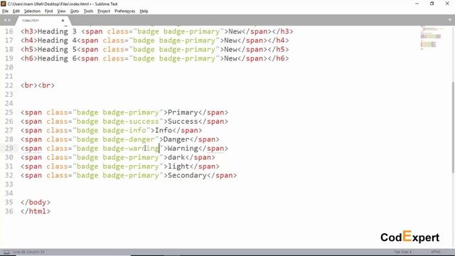 11 Badges in Bootstrap 4 in Urdu/Hindi смотреть онлайн