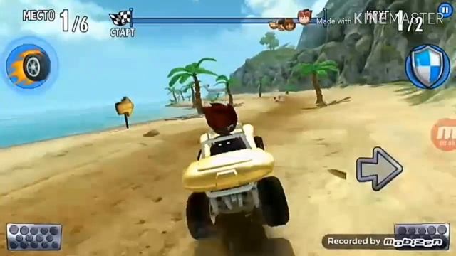 Beach Buggy Racing как сделать прыжок на старте смотреть онлайн