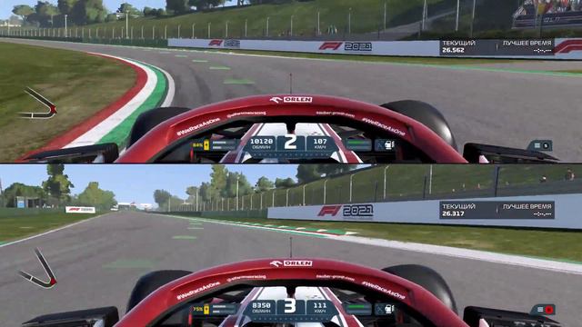 Формула 1 - F1 2021-22 4k 2player splitscreen mode - Режим 2 игрока! смотреть онлайн
