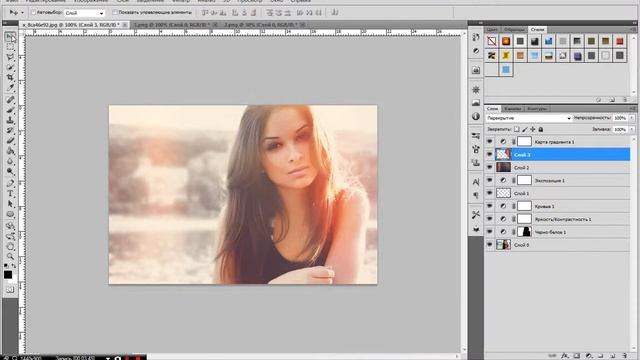 Как сделать обработку в Photoshop [PS] смотреть онлайн