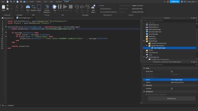 Roblox Tutorial - Custom Chat (Bubbles, Name, Tag & more) смотреть онлайн