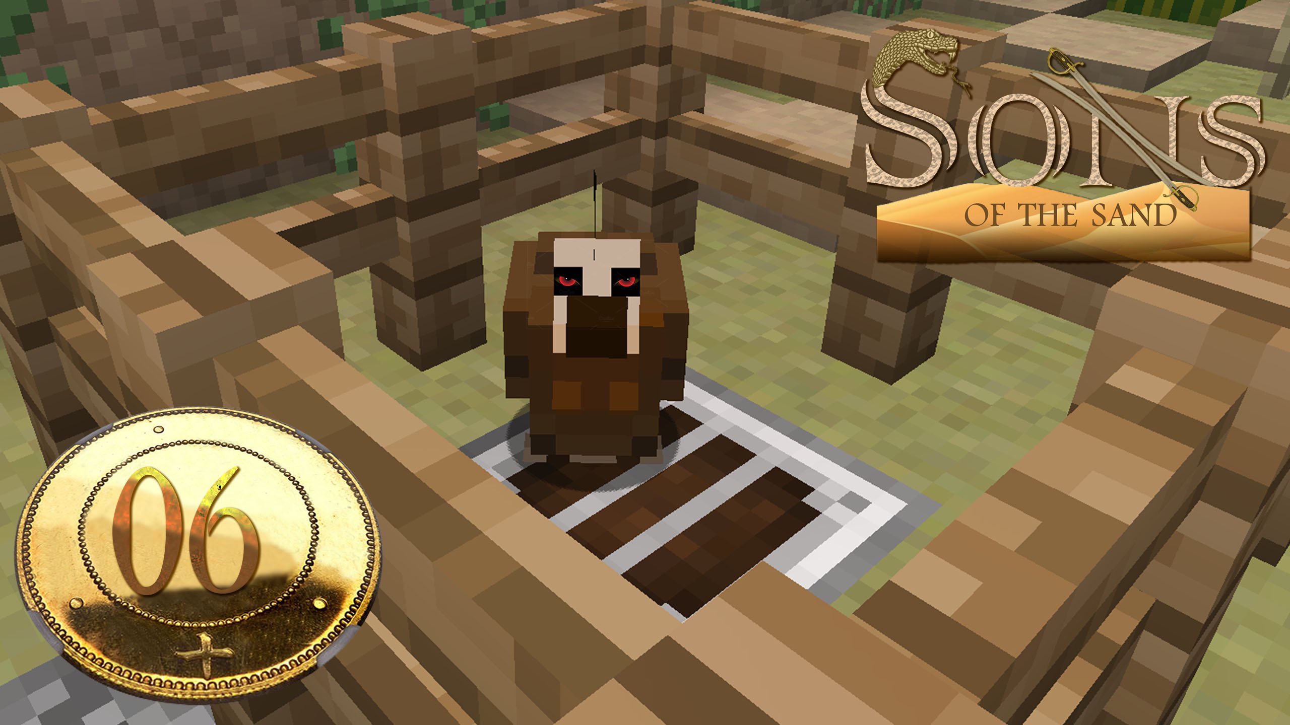 Курапатка и Канализация. Майнкрафт с модами 1.16.5 Sons of the Sand - серия 6 смотреть онлайн