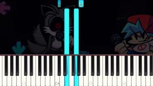 Triple Trouble - Friday Night Funkin VS Sonic.EXE - VERY EASY Piano tutorial