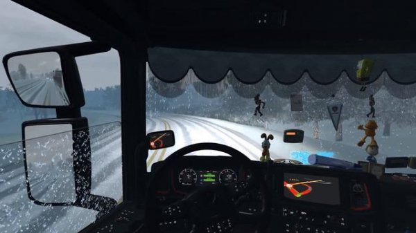 Realistic Brutal Weather Unforgiving Edition + Frosty Winter Weather Mod | ETS2 Mods v1.39