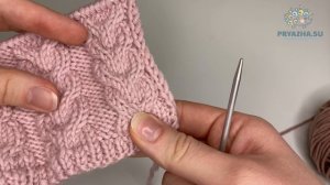 Потрясающий узор спицами! УЗОР СПИЦАМИ для вязания кардигана, джемпера, свитера и шапки