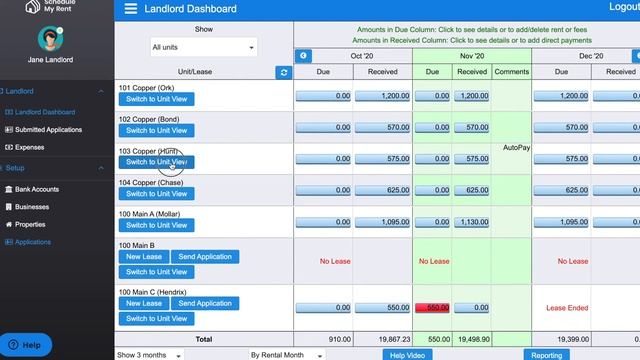 Rental Property Management Software - Custom Rental Application