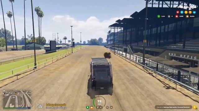 GTA 5 | FiveM | SINCITY | Дрифт на мусоровозе смотреть онлайн