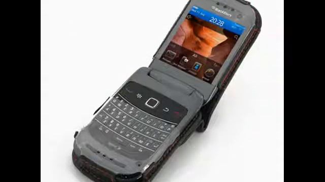 PDair Leather Case for BlackBerry Style 9670 - Sleeve Type (Black/Orange Stitchings) смотреть онлайн