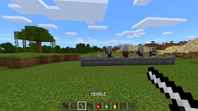 МОД НА ОГНЕСТРЕЛЬНОЕ ОРУЖИЕ ДЛЯ MINECRAFT PE 1.13.0.4! GUNS MOD смотреть онлайн