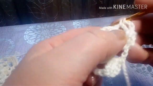 Урок 50' Треугольный мотив для ажурного жакета Вязание крючком..