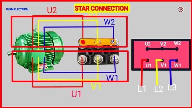 Motor Star Delta Connection || Star Delta Motor Connection || #Stardelta || #kyamelectrical смотреть онлайн
