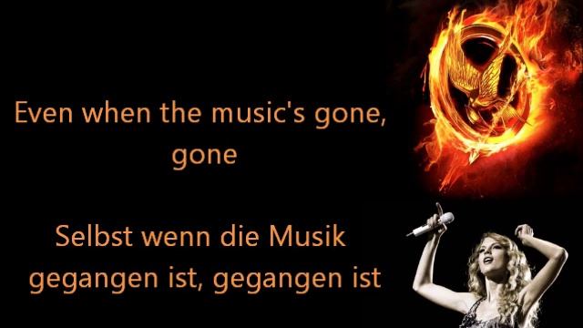 Taylor Swift Feat. Civil Wars - Safe And Sound ( English And German Lyrics)