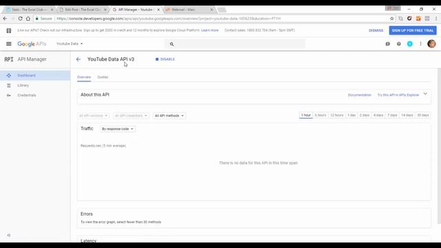 How to get the Youtube Data API смотреть онлайн