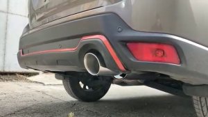 Subaru Forester SK 2.5 выхлоп от WELDone exhaust