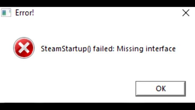 SteamStartup() failed: Missing interface смотреть онлайн