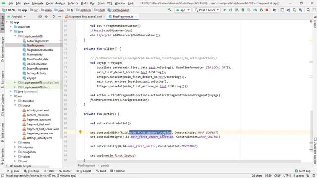 Implémenter une animation dans une transition sous Android et Kotlin смотреть онлайн