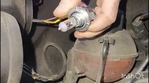 Замена лампы ближнего света Ситроен