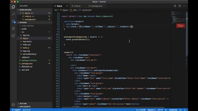 React JS - Simple Create Retrieve Update Delete Form смотреть онлайн