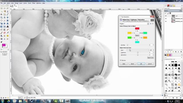Gimp Blackwhite Coloring HD смотреть онлайн