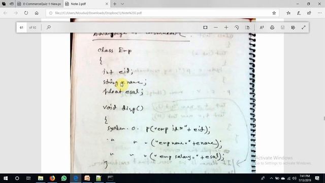 BITM- Android development course- java constructor смотреть онлайн
