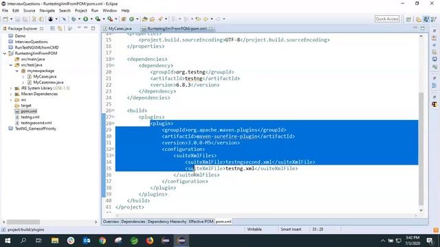 How To Run Testng.xml File From pom.xml ? смотреть онлайн