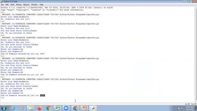 Class 7 Ch6 Python Functions смотреть онлайн