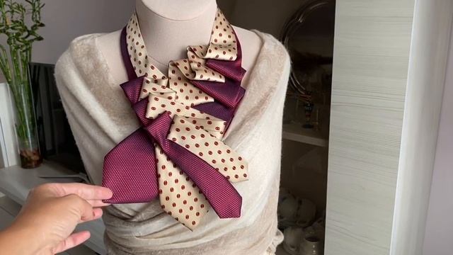 До и после... Женские галстуки из мужских для Ирины. Великолепная изюминка для елегантного образа.. смотреть онлайн